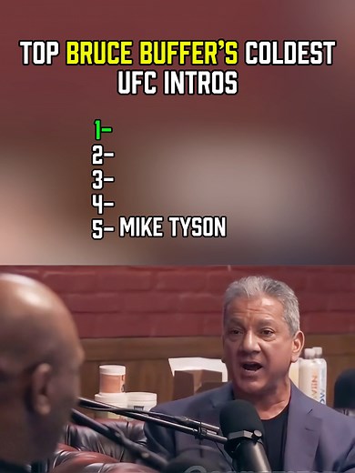 The Most Iconic Bruce Buffer Introductions in UFC History
