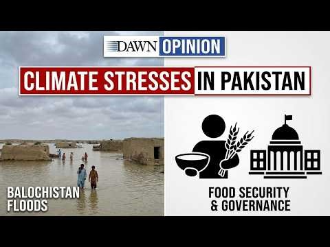 Climate Stresses in Pakistan | Balochistan Floods, Food Security & Governance | Dawn Opinion