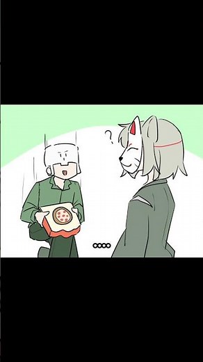 日常 #日常組 #イラスト #トラゾー #イナリさん
