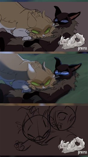 map part and process #warriorcats #animation #warriors #edit #cat #art #memes #mappart