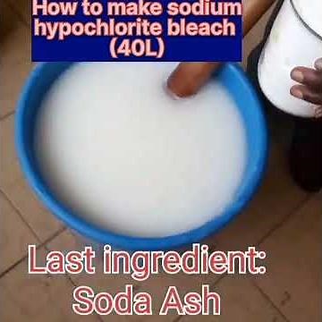 How to make sodium hypochlorite bleach ‪@Utibe-Tutor‬