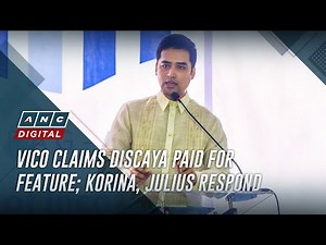 Korina Sanchez, Julius Babao respond to Vico Sotto's claim on Discaya feature | ANC