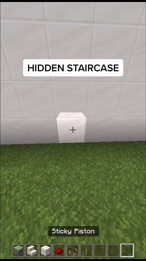 Secret Staircase! #redstone #minecrafttiktok #minecrafttricks #minecraftbuilding #minecrafthacks #gaming #minecrafttutorial | Robert Dustin