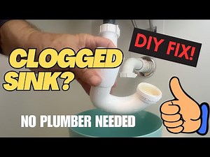 Clogged Sink? Fix it Yourself in Minutes (No Plumber Needed)