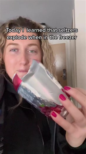 Seltzer Explosion in Freezer - 4 AM Blast Video