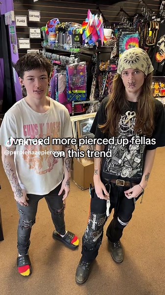 ✨Were happily doin this Pierce the Veil trend cause we got our Tiktok shop up! 🚨 Now just with a little click you can see some of the best, most high quality jewelry we have to offer! Real implant grade surgical steel, titanium AND even a little gold! We'll be updating this shop weekly, so stay tuned for what we got or check us out in person at Clemson, Easley or Williamston Purple Haze!