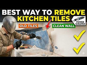 best way to remove kitchen tiles