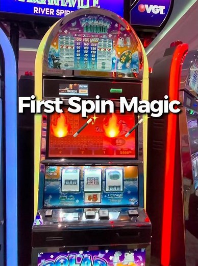 First Spin Magic AGAIN🚨🔥🪄 #slots #gambling #casino #slotmachine #vgt #redscreen #firstspin #slot