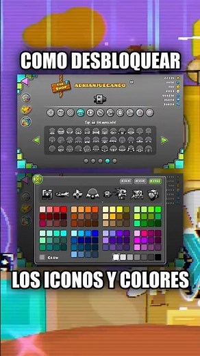 DESBLOQUEA TODOS LOS ICONOS EN GEOMETRY DASH 👀#geometrydash #icons #geode