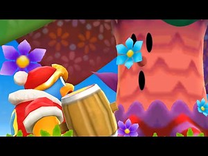 Kirby: Triple Deluxe (Dededetour!) - Level 1: Fine Field - No Damage 100% Walkthrough