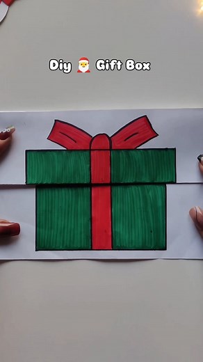 29K views · 2.4K reactions | Diy Cute  Gift Box #reels #diy #handmade #easy #crafts #artist #kidscrafts #art #christmastree #christmastime #christmasdecor #christmas #papercraft #papertree #christmasdecorations #christmasgiftideas#christmascardmaking #christmascard#diypopupcard#popupcard#gift #giftboxideas #surprise | Kajal's Creative Corner | Facebook