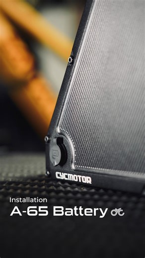 CYCMOTOR on Instagram: "Check out how to install the A65 battery onto your eBike with this step-by-step guide! 🚵‍♂️🔋 Full video on our YouTube channel: youtube.com/@cycmotor"