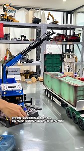 33K views · 940 reactions | Heavy Load, No Problem! Watch the hydraulic crane truck in action, lifting and placing a full container with precision and control. Smooth, stable, and built for serious work  #RCConstruction #HydraulicCrane #HeavyLift #RCScaleModels #RCTruck #RCAddict #RCWorld #ScaleRC #RCPrecision #RCmodel #model #Toucanhobby #hydraulic #RC | Toucanhobby RC Model | Facebook