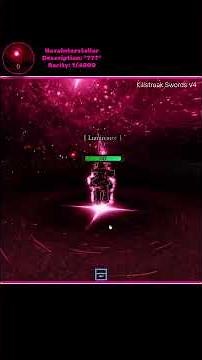 NovaInterstellar Killstreak Swords V4 #roblox #swordfight #robloxshorts