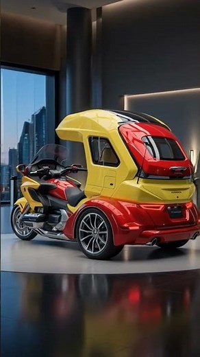 World’s Most Futuristic Camper Bike? 2026 Honda Gold Wing Electric Trike Camper Reveal