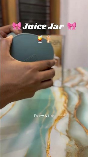 🍹✨ Unboxing Cute Plastic Juice Jar | Affordable Kitchen Essential 😍