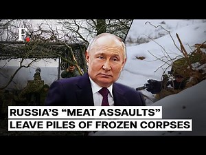 Putin’s “Meat Wave” Tactic Leaves Hundreds of Frozen Corpses on the Ukrainian Battlefield