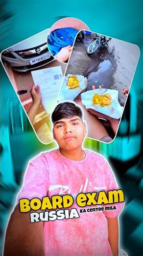 Board exam ka center Russia me…😍😭 || #minivlog #shorts #vlog