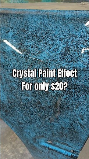 Crystal paint effect cheap using urea and dish soap over Rust-Oleum on today's episode of WAW 😎👍🏻🫟🔫✅