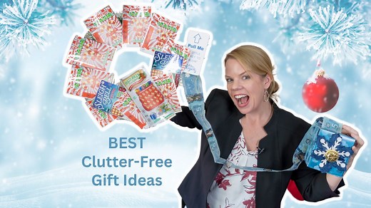 26K views · 985 reactions | Looking for a gift idea that is Clutter Free?! Here are 15 of the BEST gifts that are completely Clutter Free, easy and cheap too! These are perfect for the minimalist OR that hard to shop for person on your list. Give a unique and practical gift this holiday season. Here is the link to the Snowman Wrapper and Tissue Box Tag printable: https://clutterbug.me/products/snowman-wrapper-and-tissue-box-gift-tags #clutterbug #organize #holidays | ClutterBug | Facebook