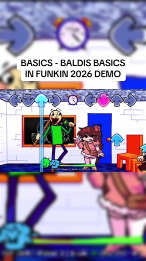 Honestly there isn’t a single bad song in this mod and this has to be the best example of it AND THEY MAKE YOU DO MATH?!? [Basics (By Blackberri) - BALDIS BASICS IN FUNKIN 2026 DEMO #fnf #fyp #baldisbasics #art #fridaynightfunkin