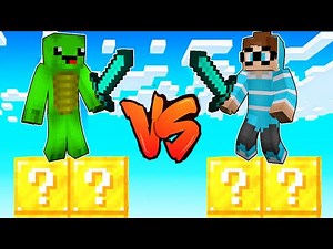 LUCKYBLOCK TURM BATTLE gegen DENDY in MINECRAFT!