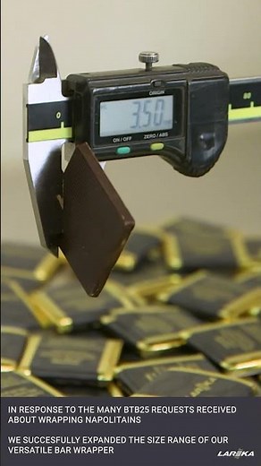 Chocolate Bars and Tablet Packaging Machine | Craft Chocolate Packaging | BTB25 Wrapping Machine