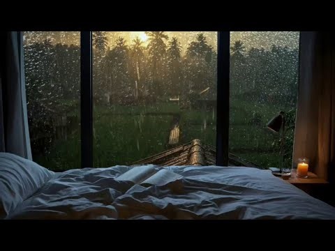 Relaxing Music with Rain Sounds Relieve Stress, Anxiety and Depression - Heals the Mind, Deep Sleep