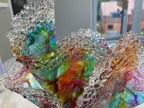 190 Resin Art Sculpture Step By Step Tutorial Beginners Autumn Leaves dancing in the wind