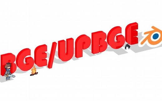 BGE blender game engine upbge 游戏制作 动态特效