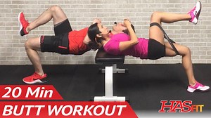 9.4K views · 136 reactions | Use this new 20 minute workout to build, lift, and tone your glutes!  Follow along --> https://goo.gl/MHznFJ | HASfit | Facebook