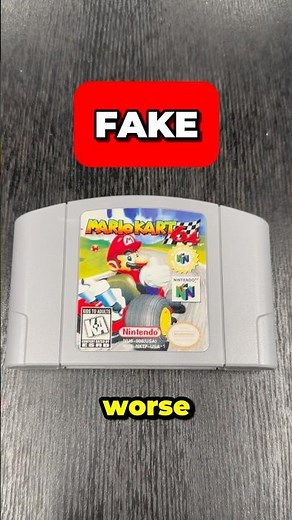This Mario Kart 64 copy is FAKE!