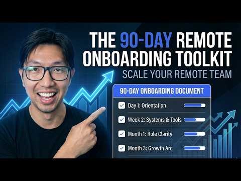 The 90 Day Remote Onboarding Toolkit | Scale Your Remote Team