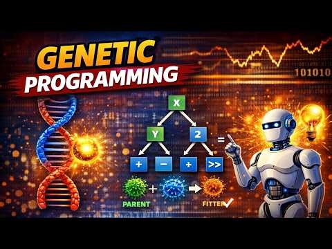 Genetic Programming (GP) Algorithm Step-by-Step Explanation | شرح بالعربي