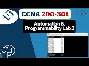 Free CCNA (NEW) | Automation and Programmability Lab 3 | Video 91 | CCNA 200-301 Complete Course