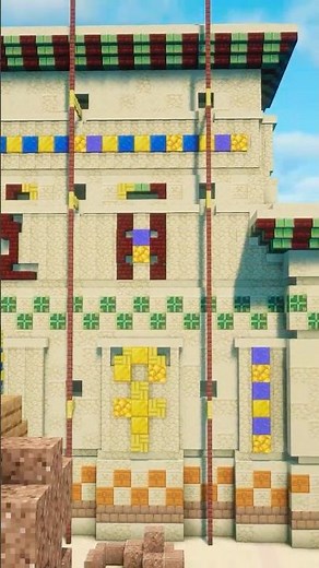 Minecraft Ancient Temple Timelapse That Took HOURS #minecraft #build #shorts