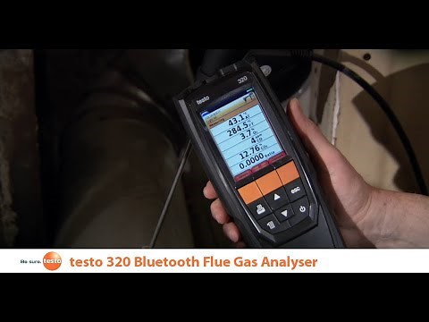 Testo 320 Flue Gas Analyser with Bluetooth