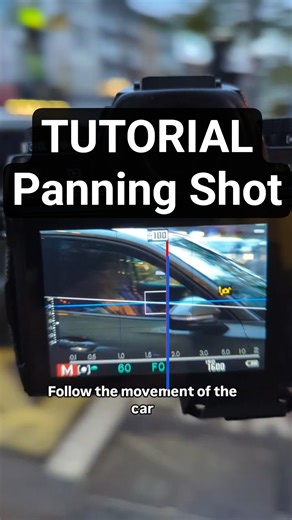 the panning shot #learnphotography #motionblur #tutorial