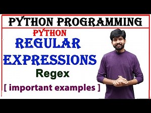 regular expressions examples, regex important programs and examples | regex | python programming