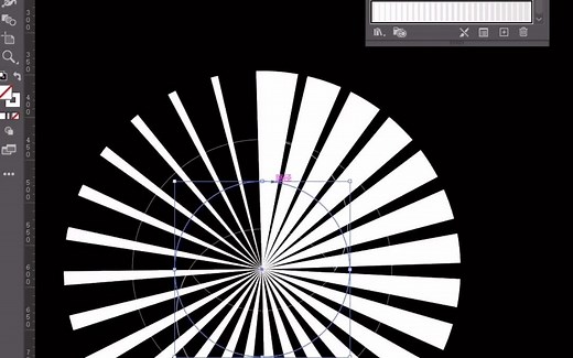 渐变感的线条LOGO怎么设计？《胡晓波课堂：每日logo教程第16篇》购买胡晓波字体官网：hxbzt.com