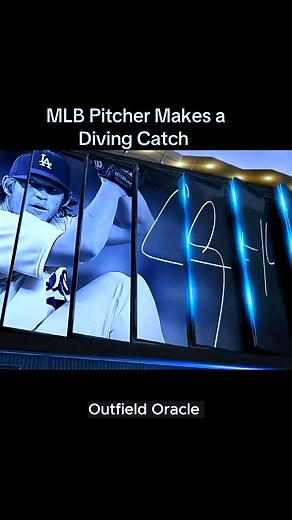 MLB pitcher lays out for an unbelievable diving catch 🤯 | Outfield Oracle
