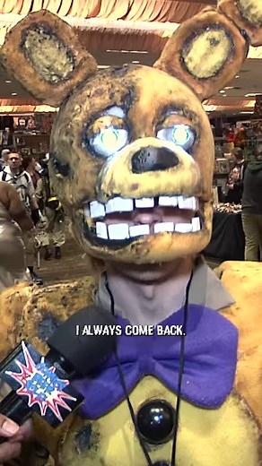 28 reactions | We had a very scary encounter with Springtrap from Five Nights at Freddy's courtesy of our favorite cosplayer Steven Patzwahl! @spookystevemi Steven Patzwahl Astronomicon @theastronomicon #fnaf #williamafton #springtrapcosplay #cosplay #videogames #movies | Comics, Beer and Sci-fi | Facebook