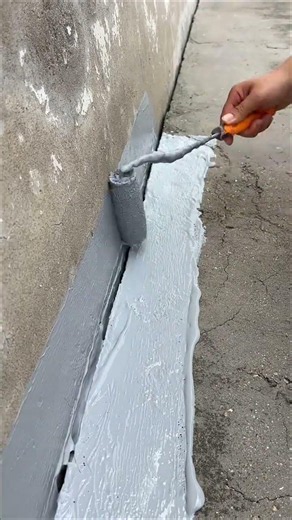 No More Water Seepage 💧 Waterproofing Solution #LeakProof #ConstructionFix #Shorts