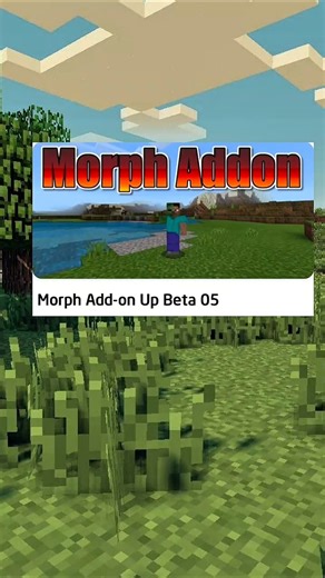 Morph en minecraft bedrock ✅️ #electronicmusic #viralshort #shorts #minecraft #noticias