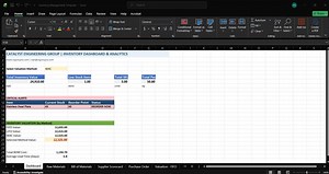 Modèle Excel de gestion des stocks | Suivi automatisé des stocks, évaluation FIFO/LIFO et bons de commande | ERP pour petites entreprises - Etsy France