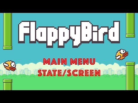 Flappy Bird SFML C++ [STATE CREATION] - Main Menu State/Screen