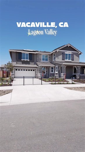 Vacaville New Homes in the Lagoon Valley Community are absolutely beautiful!! 🤩 Here is what they have to offer! 3-6 beds 🛏️ 2-4 baths 🛁 2,474-3,613 sqft 📐 2-3 car garage 🚗 Single Story and 2 story options! This community in Lagoon Valley will soon offer pickleball courts, sparkling pools, concerts in the Town Center Plaza, a community garden and a kids hedge maze are just the beginning. Not to mention, The Farm, where you can get fresh, seasonal produce grown following organic standards we