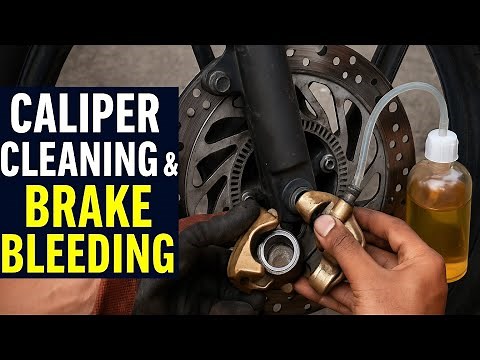 Motorcycle Brake Caliper Cleaning & Repair Universal || ft. Apache 200