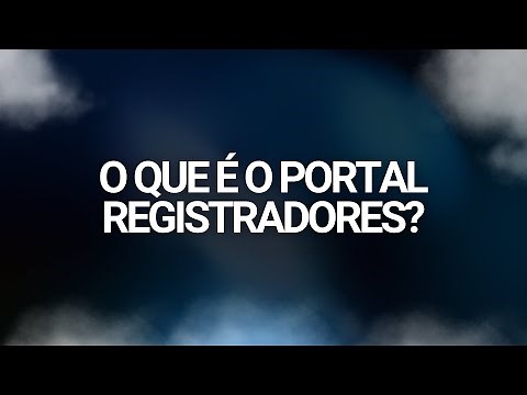 O que é o portal Registradores?