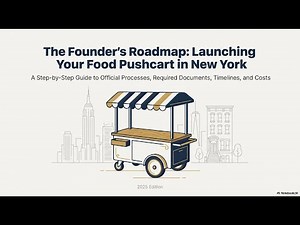 Step-by-Step Roadmap: Launching a mobile food cart pushcart business in New York State